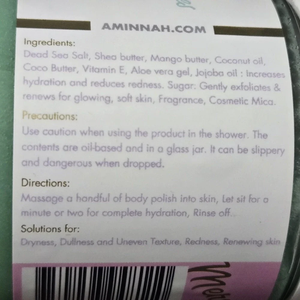 NEW AMNH Mermaid Kisses Sugar Polish Body Scrub‎ Exfoliant Full Size 8oz